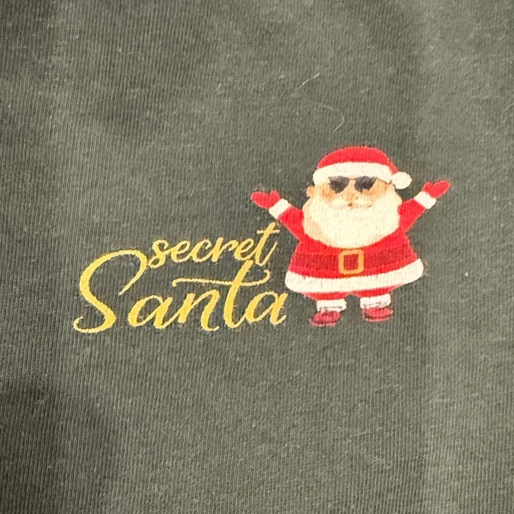 Festive Santa Print T-Shirt